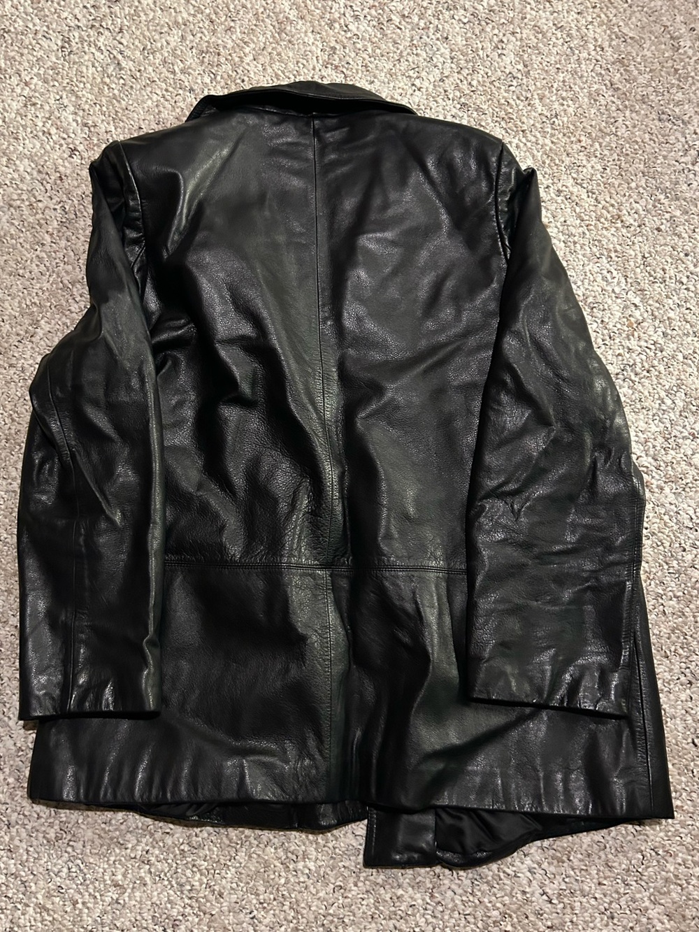 Vintage Danier Women’s Black Leather Coat - Size L - Picture 4 of 8